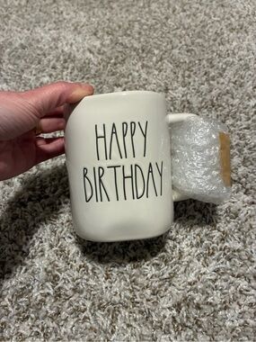 Rae Dunn Cream and Black Artisan Collection Mug